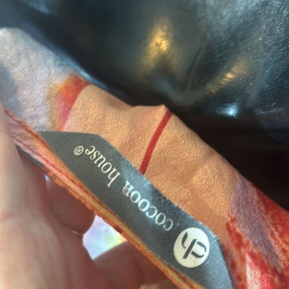 Cocoon house silk long felicity tunic 667 one size colorful artsy abstract - Picture 4 of 5